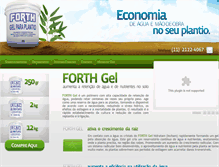 Tablet Screenshot of gelparaplantio.com.br